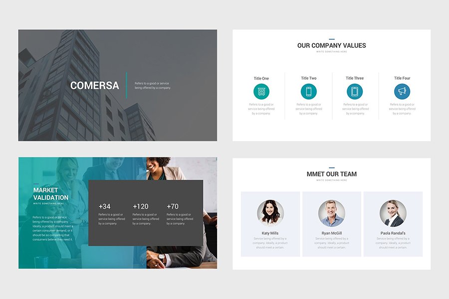 Comersa Free Presentation Template