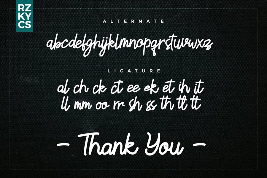 Slait Monoline Script Demo