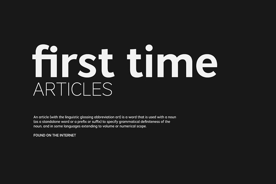 Vistol Sans Serif Demo