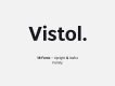 Vistol Sans Serif Demo