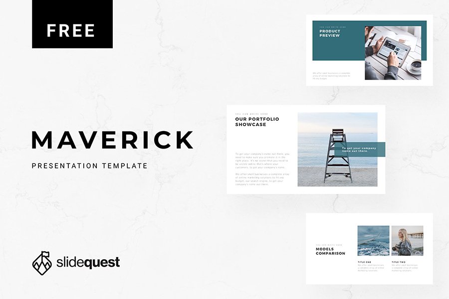 Maverick Free Presentation Template