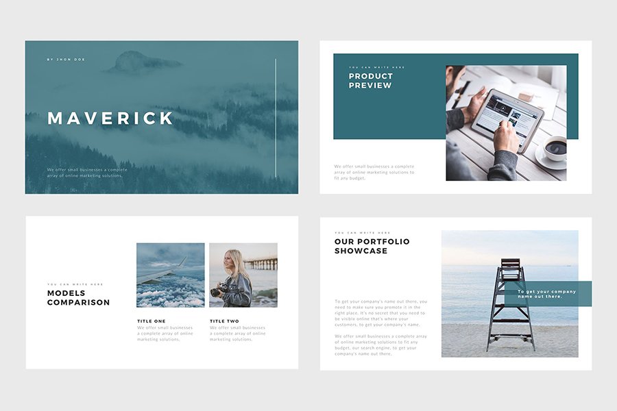 Maverick Free Presentation Template