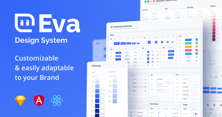Eva Design System UI Kit