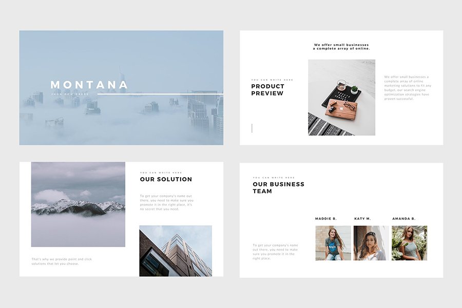 Montana Free Presentation Template