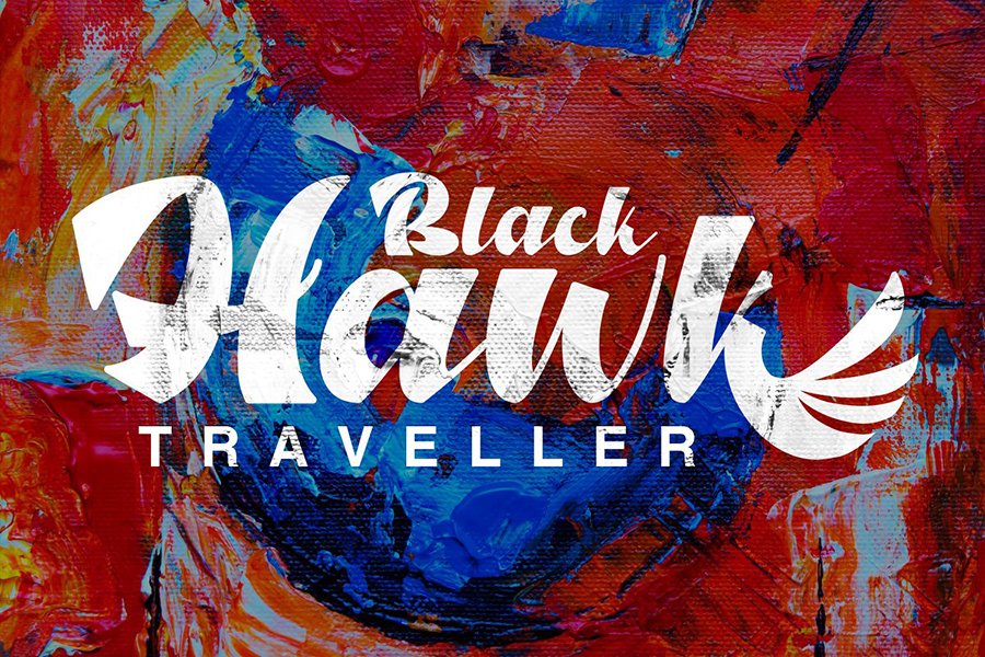 North Blue Bold Script Font