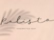 Ralisto Handwritten Script Demo