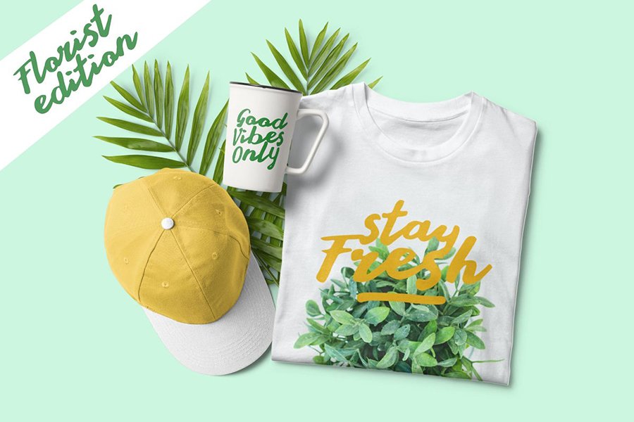 Stay Young Handlettering Display