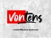 Vontens Handwriting Brush Font