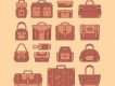 17 Vintage Bags Icon Illustrations