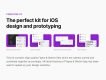 Fragments iOS Wireframe Kit
