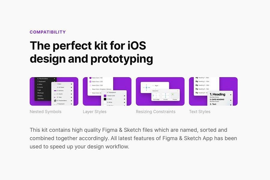 Fragments iOS Wireframe Kit