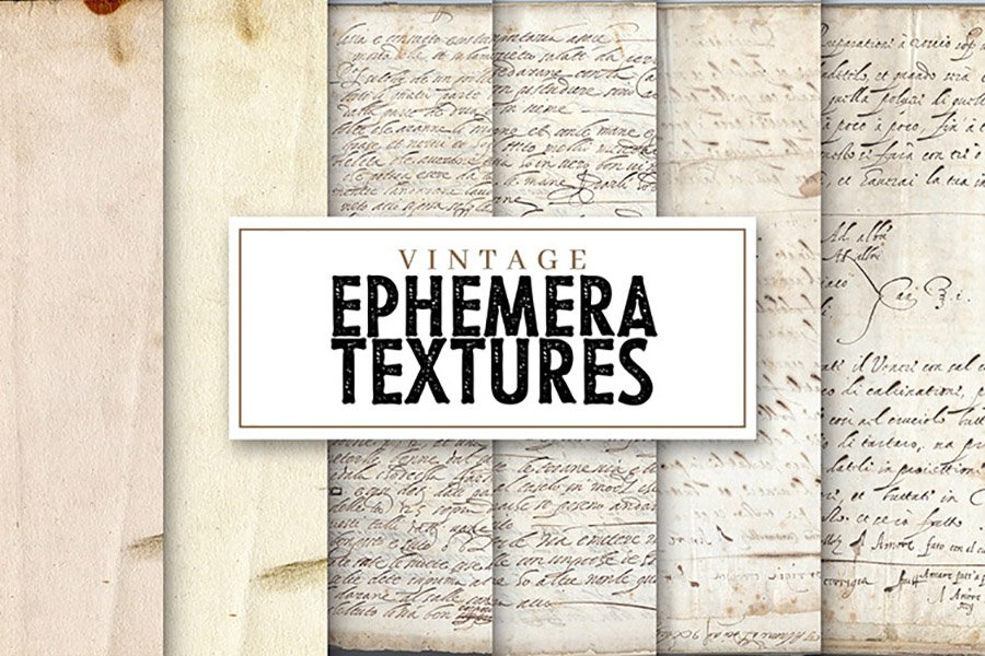 Free Vintage Ephemera Papers 2