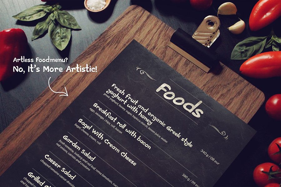 Artless Handwritten Font
