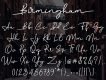 Birmingham Signature Script Font