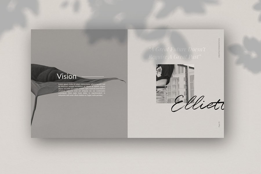 Elliette Presentation Template