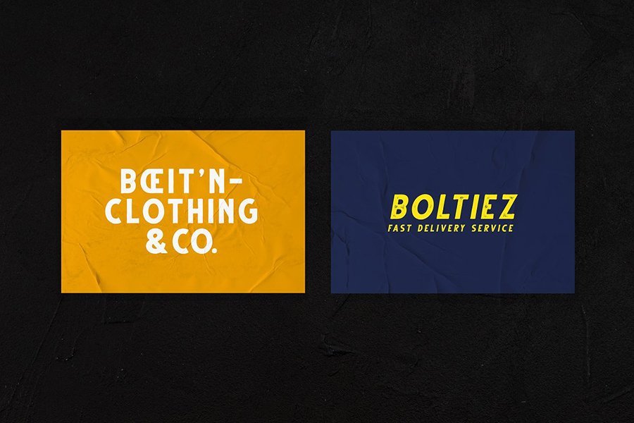 Gutter Handdrawn Vintage Font