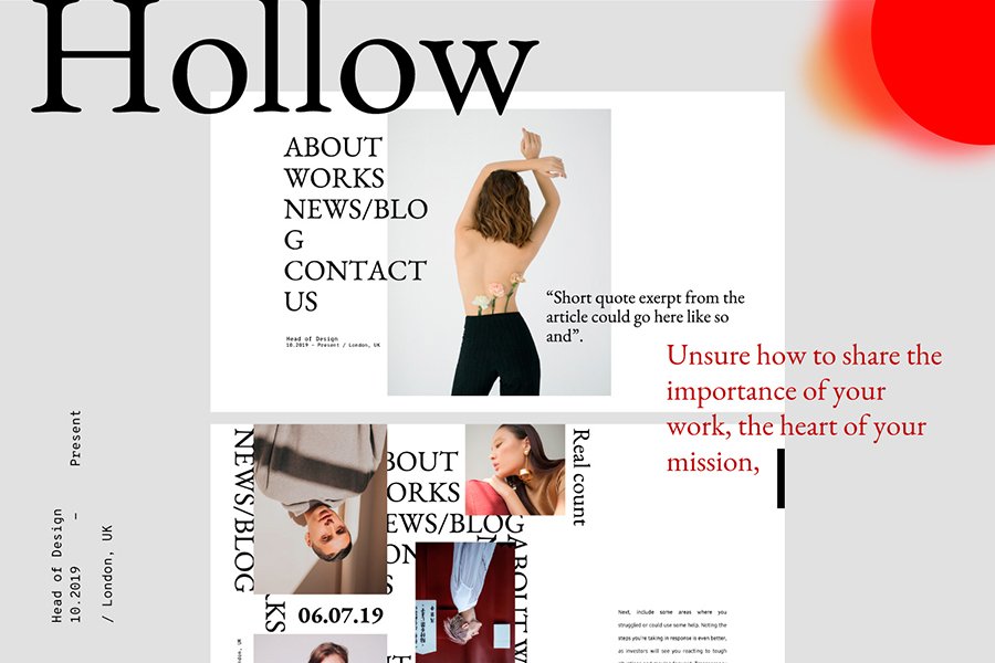 Hollow Presentation Template
