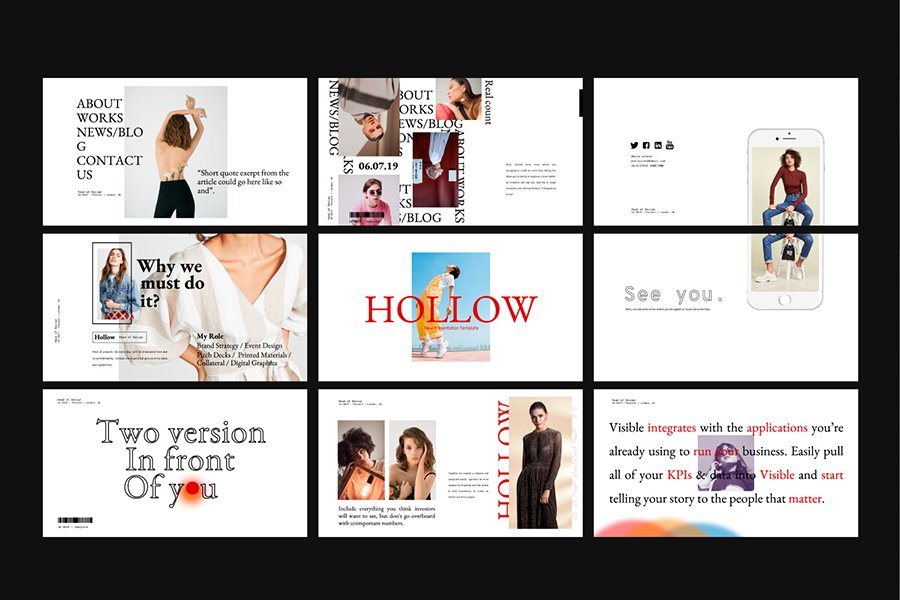 Hollow Presentation Template