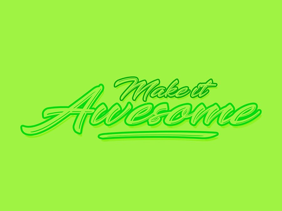 Keshya Handlettering Script Demo