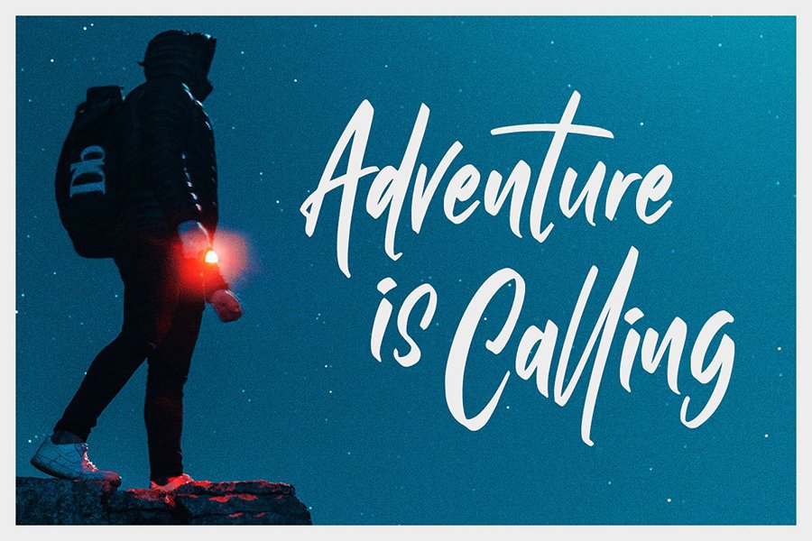 Rolling Back Handlettering Script