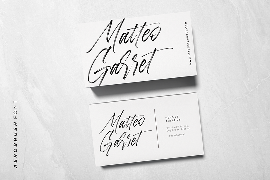 Aerobrush Handlettering Brush Script