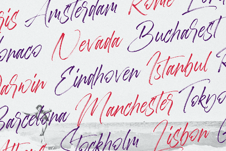 Aerobrush Handlettering Brush Script