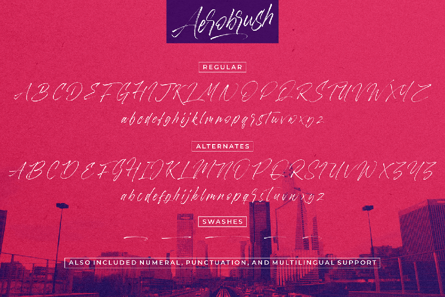 Aerobrush Handlettering Brush Script