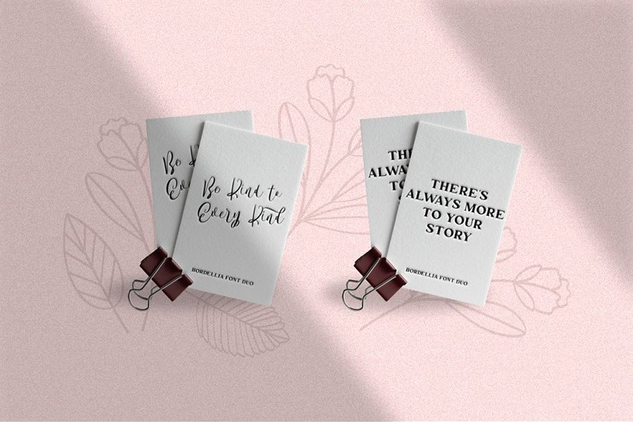 Bordellia Script Lettering Font