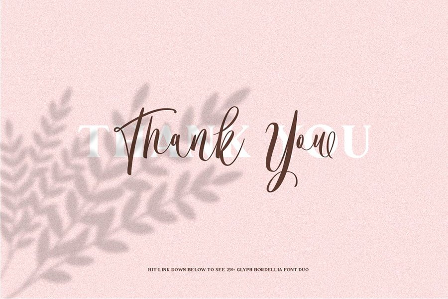 Bordellia Script Lettering Font