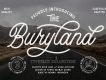 Buryland Vintage Monoline Script