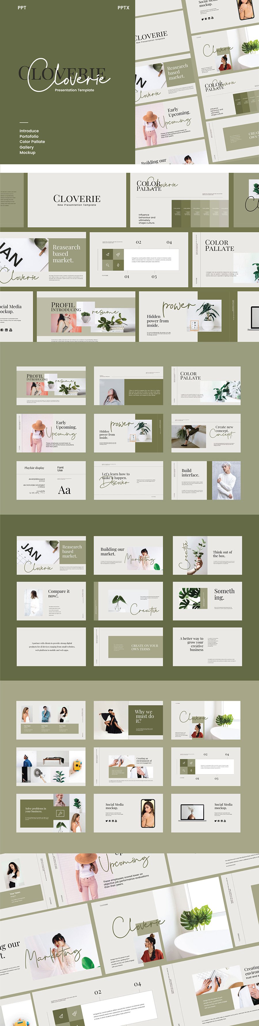 Cloverie PowerPoint Template