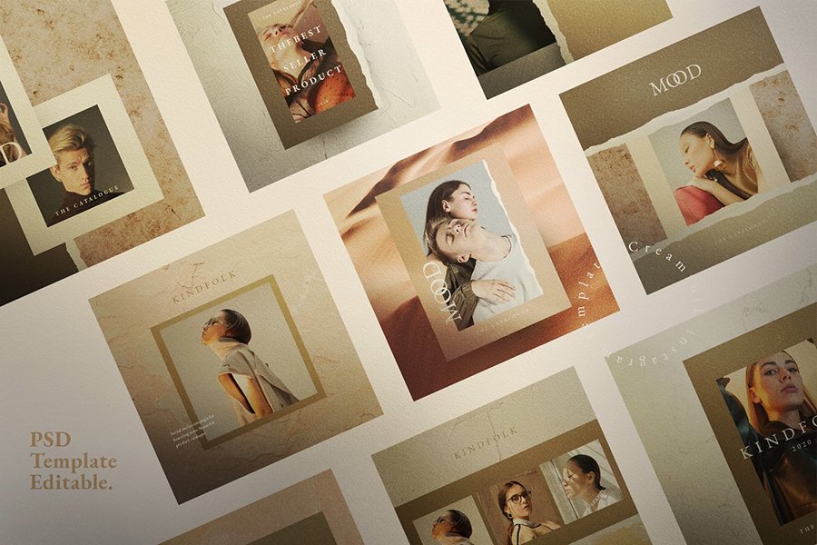 Creamfolk Social Media Template