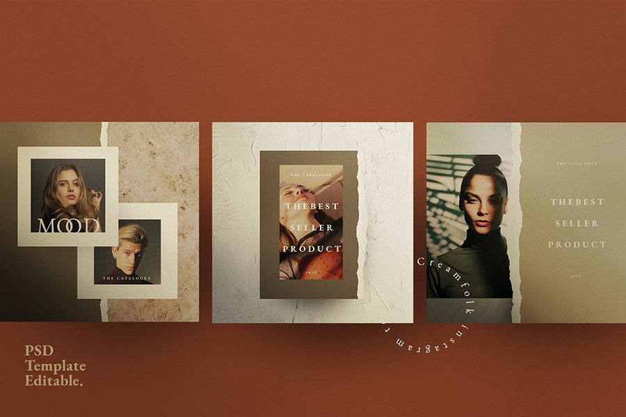 Creamfolk Social Media Template