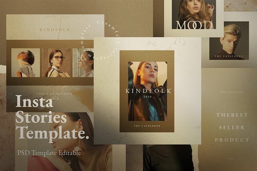 Creamfolk Social Media Template
