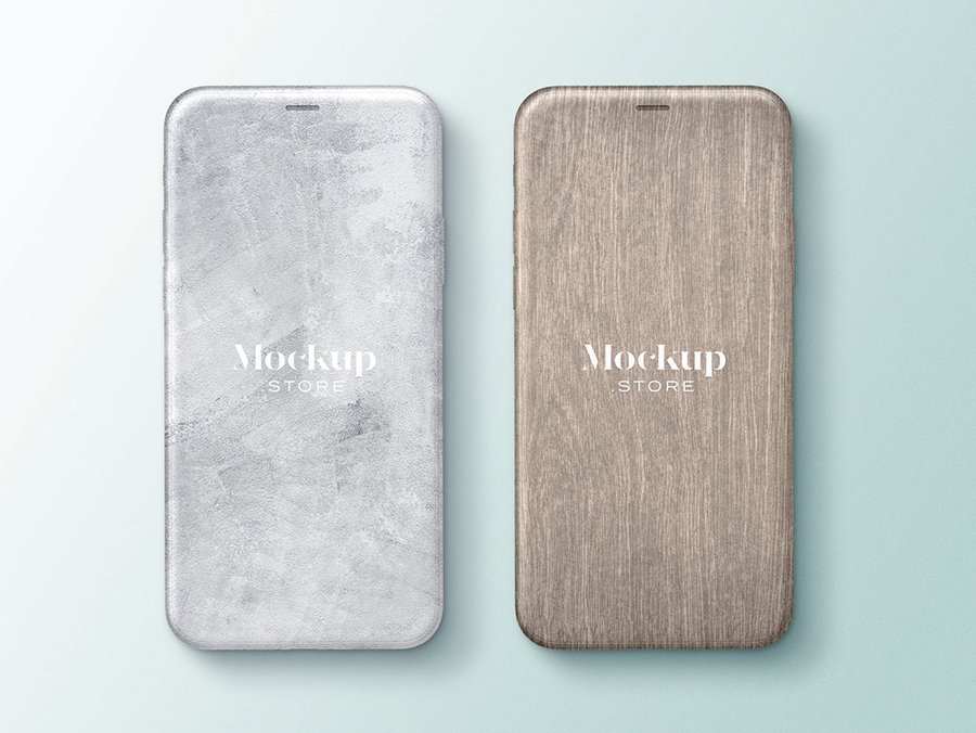 Free Textured iPhone Mockup