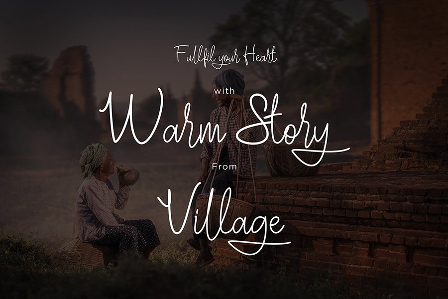 Villaga Stylish Signature Font