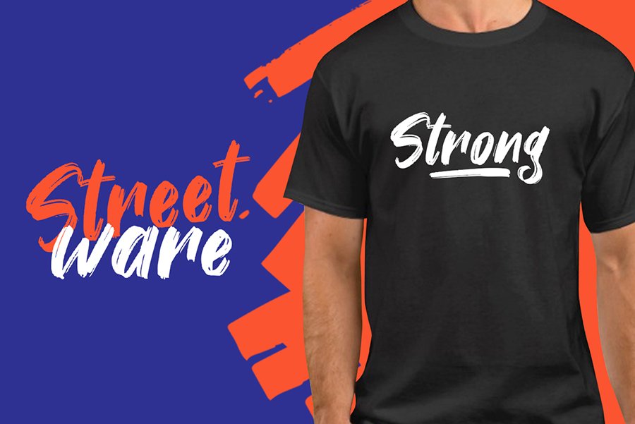 Youth Power Modern Brush Font