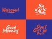 Youth Power Modern Brush Font