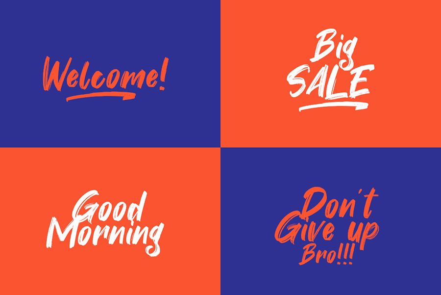 Youth Power Modern Brush Font