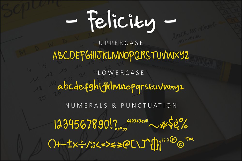 Free Felicity Display Font