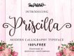 Priscilla Script Free Typeface