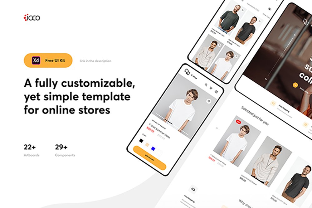 Responsive eCommerce UI kit