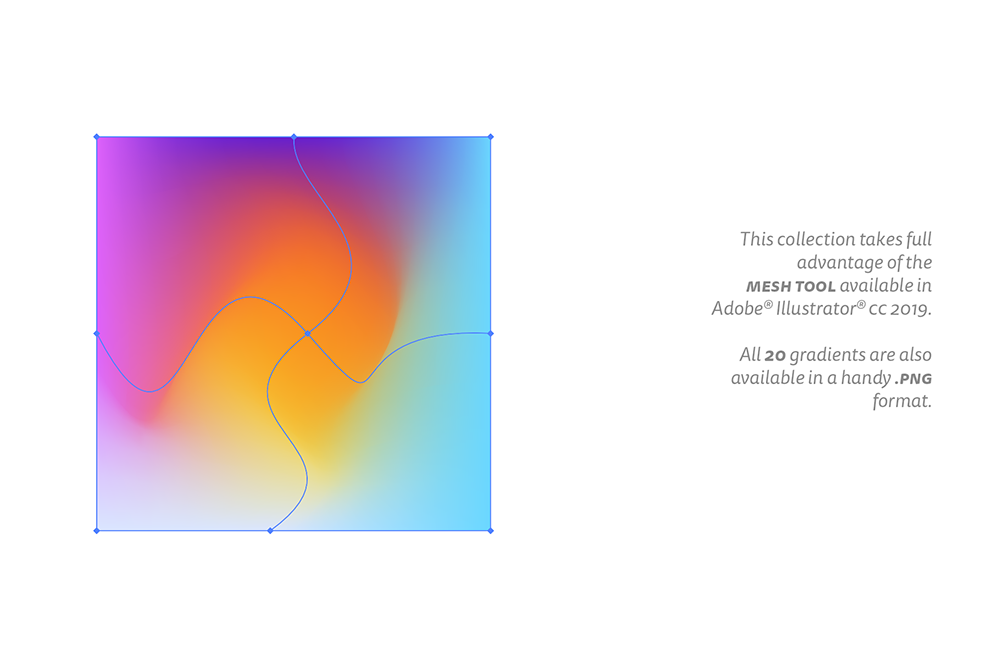 High Resolution Abstract Gradients Freebie