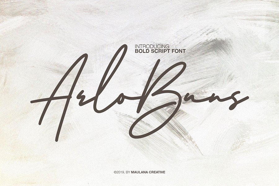 Arlobuns Signature Font Demo