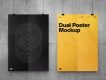 Free Dual Poster Mockup