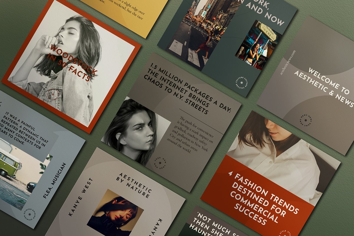 Aest News Instagram Templates