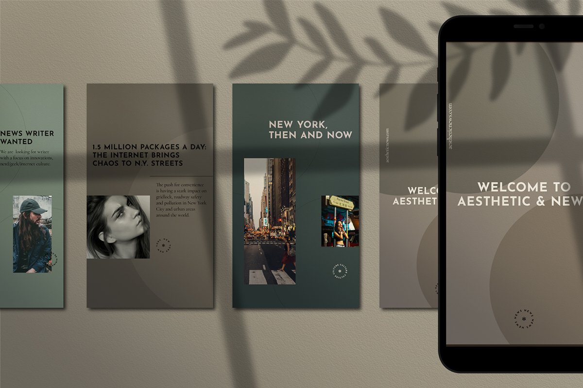 Aest News Instagram Templates
