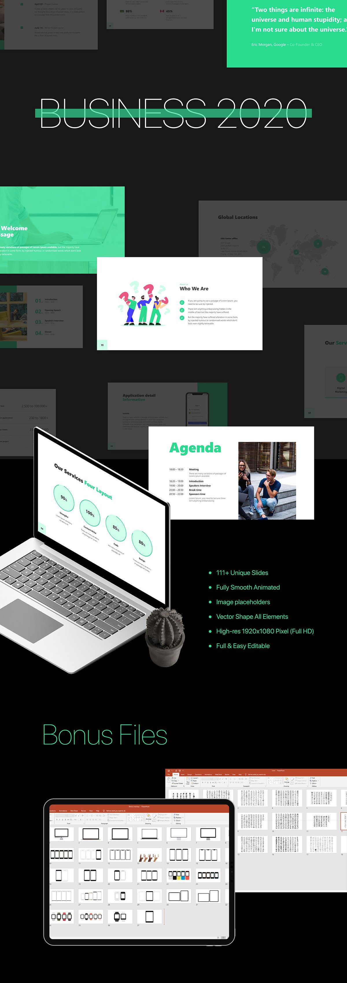 2020 Business Presentation Template