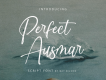 Perfect Ausmar Script Font