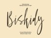 Biskidy Handlettering Script